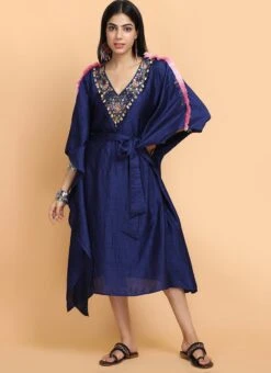 Electric Blue Kaftan Set Party Wear 8 Electric Blue Kaftan Set Party Wear -ZariGrace Shop electric blue kaftan set kfdasct181 u
