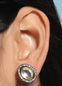 Gold Alloy Studs Party Wear 7 Gold Alloy Studs Party Wear -ZariGrace Shop gold alloy studs erjsrra2219 b