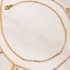 Gold Brass Necklace Party Wear -ZariGrace Shop gold brass necklace jymjbr1138 l