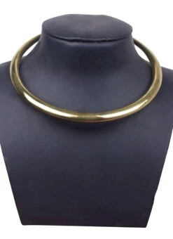 Gold Choker Necklace Party Wear 7 Gold Choker Necklace Party Wear -ZariGrace Shop gold choker necklace jynmpf9549 b