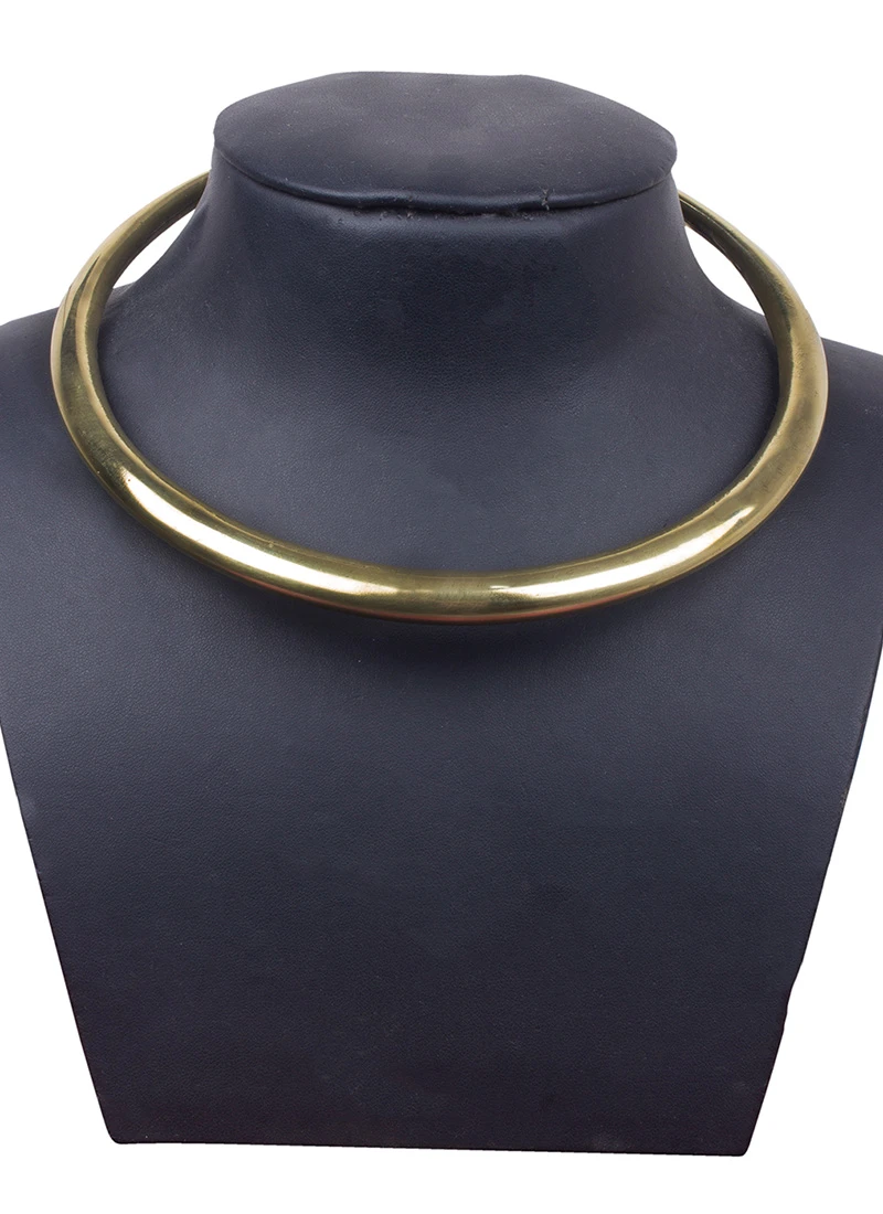 Gold Choker Necklace Party Wear 4 Gold Choker Necklace Party Wear - Image 2