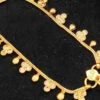 Gold Designer Anklets Party Wear -ZariGrace Shop gold designer anklets ankmjs394lct l