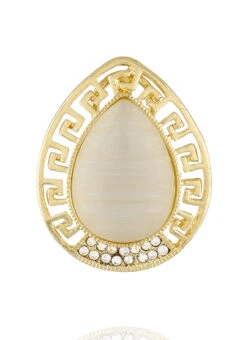 Gold N Cream Studs Work Wear