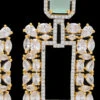 Gold N Dusty Green Stones Alloy Danglers Party Wear -ZariGrace Shop gold n dusty green stones alloy danglers erjrurea2348 l