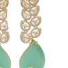 Gold N Green Stones Alloy Danglers Party Wear -ZariGrace Shop gold n green stones alloy danglers erjrurea2355 l
