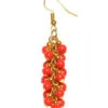 Gold N Red Dangler Earrings After Six Wear -ZariGrace Shop gold n red dangler earrings ermvn10415 l