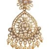 Gold N White Danglers Festive Wear -ZariGrace Shop gold n white danglers ermpf9256 l