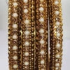 Gold N White Designer Bangles Festive Wear -ZariGrace Shop gold n white designer bangles brbjk19 l