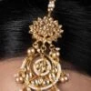 Gold N White Designer Mangtikka Party Wear -ZariGrace Shop gold n white designer mangtikka hejdfemmt019 l