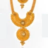 Gold N White Necklace Set Wedding Wear -ZariGrace Shop gold n white necklace set jysmpf9931 l