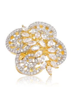 Gold N White Ring -ZariGrace Shop gold n white ring hjrjderur1319 b