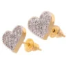 Gold N White Studs Work Wear -ZariGrace Shop gold n white studs erjde1213 l