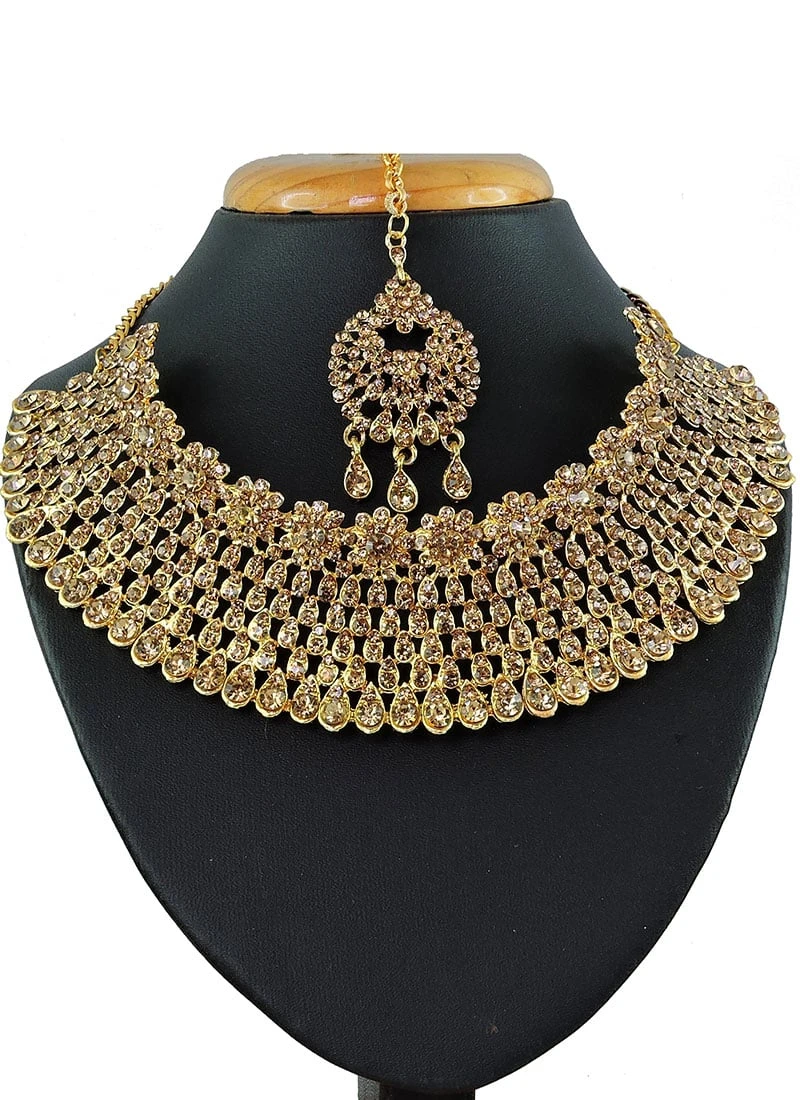 Gold Necklace Set Party Wear 3 Gold Necklace Set Party Wear