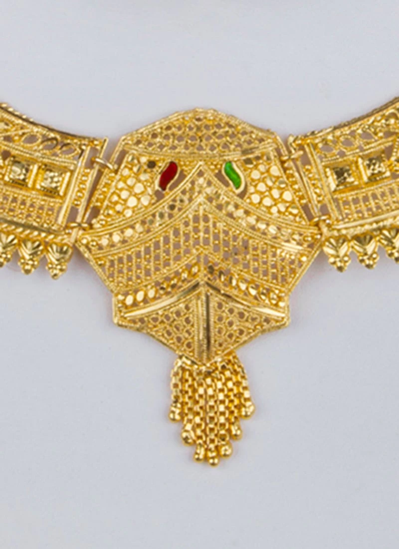 Gold Necklace Set Wedding Wear 3 Gold Necklace Set Wedding Wear