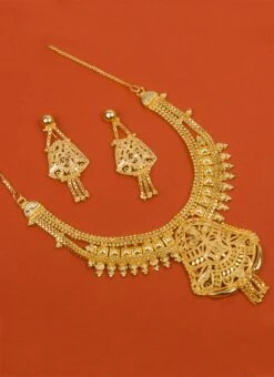 Gold Necklace Set -ZariGrace Shop gold necklace set jysmpf9096 u