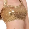 Gold Net Sequins Blouse Festive Wear -ZariGrace Shop gold net sequins blouse bldiw7 l