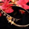 Golden Brass Bangles Party Wear