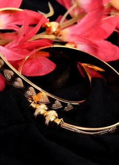 Golden Brass Bangles Party Wear