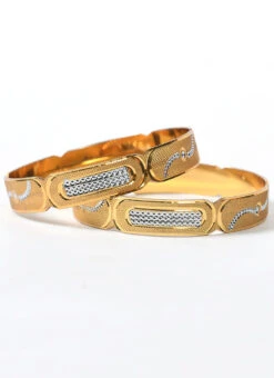 Golden Brass Stone Bangles Party Wear -ZariGrace Shop golden brass stone bangles hjbdmf021 b