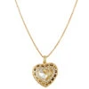 Golden Color Heart Shaped Pendant After Six Wear