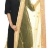 Golden Organza Cotton Gota Patti Work Dupatta Festive Wear -ZariGrace Shop golden organza cotton gota patti work dupatta dpdmfmfd035 l