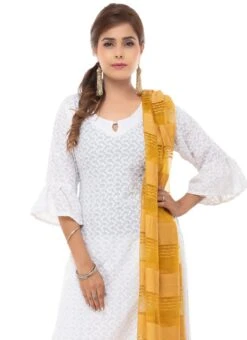 Golden Organza Dupatta After Six Wear -ZariGrace Shop golden organza dupatta dpsdmfd189 b