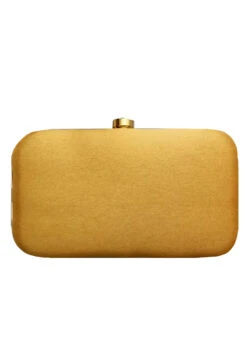 Golden Silk Hand Embroidered Work Clutch -ZariGrace Shop golden silk hand embroidered work clutch hbdacs18 b