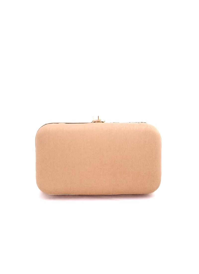 Golden Silk Sequins Clutch 5 Golden Silk Sequins Clutch - Image 3