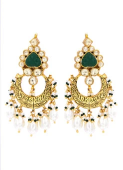 Green Alloy Moti Necklace Party Wear 7 Green Alloy Moti Necklace Party Wear -ZariGrace Shop green alloy moti necklace jyskjmkhov315 b