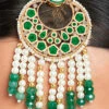 Green Alloy Pearl Mangtikka Party Wear -ZariGrace Shop green alloy pearl mangtikka hejmjbr26 l