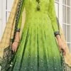 Green Art Silk Gown Party Wear -ZariGrace Shop green art silk gown bgwrs47341004 l