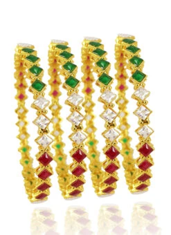 Green Designer Bangle Set Festive Wear -ZariGrace Shop green designer bangle set hjbrmkns0521 u