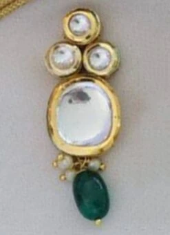 Green Designer Choker Set Party Wear