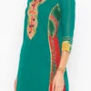 Green Georgette Embroidered Kurta Palazzo Set Party Wear -ZariGrace Shop green georgette embroidered kurta palazzo set krsmnc2101 l