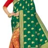 Green N Red Banarasi Silk Zari Work Saree Festive Wear -ZariGrace Shop green n red banarasi silk zari work saree sasstsktjl28540b l