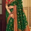 Green Silk Weaving Work Saree Party Wear 2 Green Silk Weaving Work Saree Party Wear -ZariGrace Shop green silk weaving work saree saspl3806 l