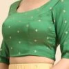 Green Taffeta Blouse Festive Wear 2 Green Taffeta Blouse Festive Wear -ZariGrace Shop green taffeta blouse BLBS02303768 l