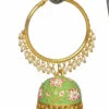 Green Wire Jhumka Party Wear 2 Green Wire Jhumka Party Wear -ZariGrace Shop green wire jhumka erddrj9584h l