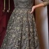 Grey Net Anarkali Suit Party Wear Party Wear -ZariGrace Shop grey net anarkali suit party wear slsaj25744625 l