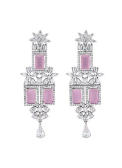 Lavender Stones Alloy Choker Party Wear -ZariGrace Shop lavender stones alloy choker jyskjetae1140 b