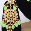 Light Green Necklace Set Wedding Wear -ZariGrace Shop light green necklace set jynsmniczb124 l