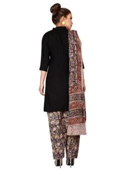 Light Peach N Black Cotton Patiala Pant After Six Wear -ZariGrace Shop light peach n black cotton patiala pant wbpat031 b