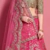 Magenta Art Silk Designer A Line Lehenga Party Wear -ZariGrace Shop magenta art silk designer a line lehenga ghsak4611 l