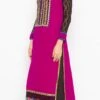 Magenta Georgette Embroidered Kurta Palazzo Set After Six Wear -ZariGrace Shop magenta georgette embroidered kurta palazzo set krsmnc1922ks l