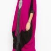 Magenta N Black Cotton Embroidered Kurta Palazzo Set After Six Wear