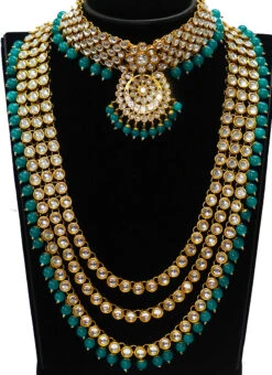 Maharani Gold Plated Bridal Set Party Wear