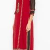 Maroon Georgette Embroidered Kurta Palazzo Set After Six Wear -ZariGrace Shop maroon georgette embroidered kurta palazzo set krsmnc1930ks l