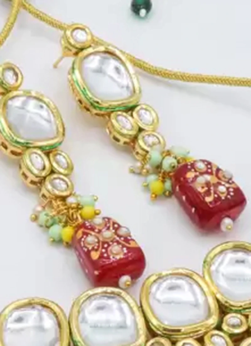 Maroon Necklace Set Party Wear 3 Maroon Necklace Set Party Wear