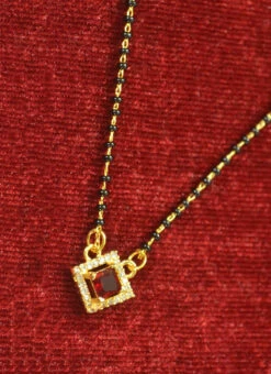 Maroon Stone Work Mangalsutra Party Wear -ZariGrace Shop maroon stone work mangalsutra hejasvcbhspk035 b