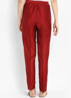 Maroon Straight Pant After Six Wear -ZariGrace Shop maroon straight pant iwbdmf338 b
